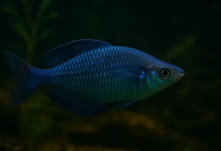 Blauer Regenbogenfisch